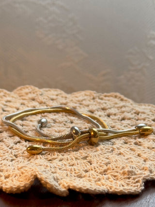 RIVER GOLD BRACELET